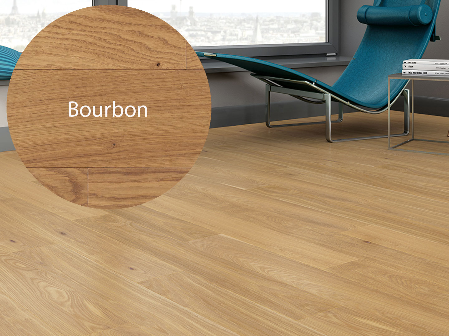 Parquet flottant huilé Bourbon