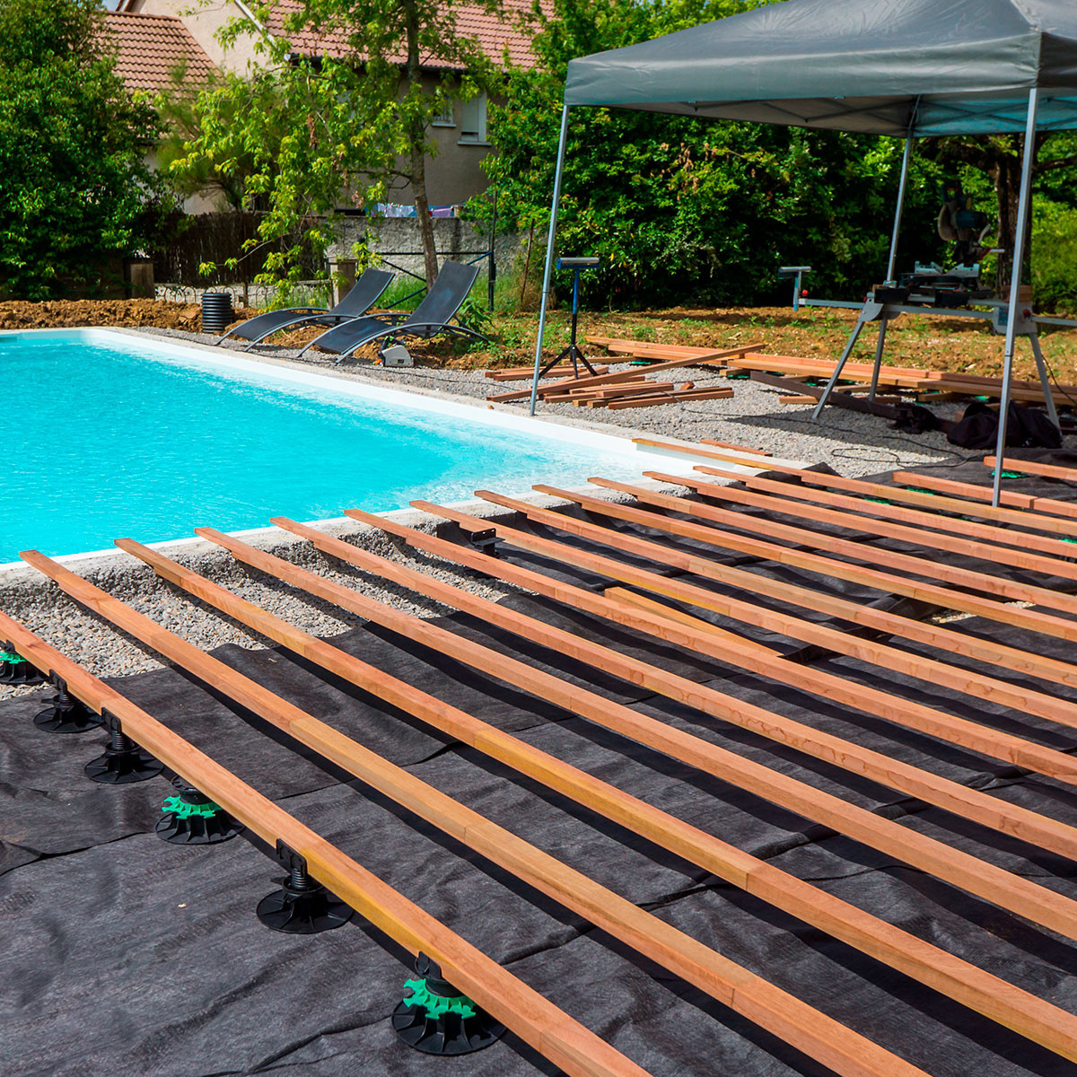 lambourdes pour terrasses bois