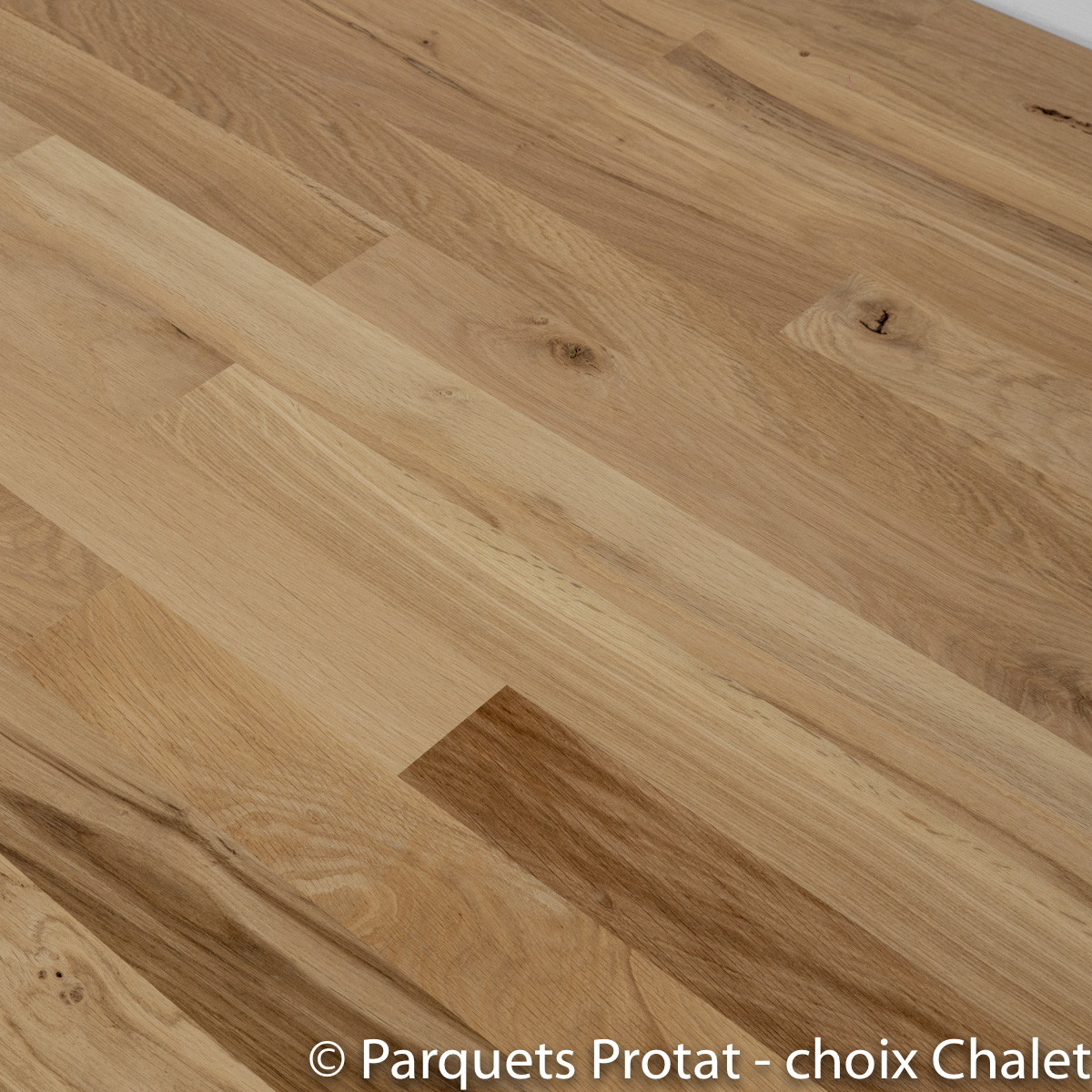 parquet chene massif brut a coller