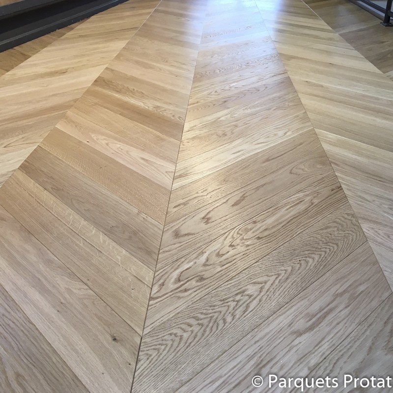 Parquet Chene Semi Massif Verni Point De Hongrie