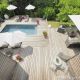 LAMES TERRASSE MELEZE 26 x 145 mm LISSES