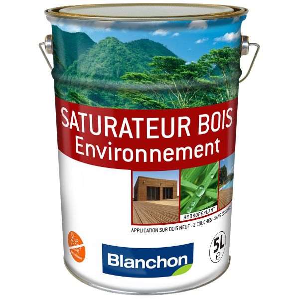 Saturateur bois environnement 5 litres gris anthracite