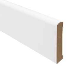 PLINTHE MDF 14 x 95 x 2150 mm BORD ARRONDI PRET A PEINDRE