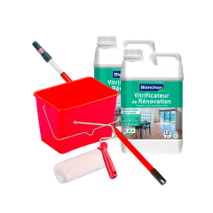 Kit de rénovation pour 60 m2 - verni / vitrificateur satiné 