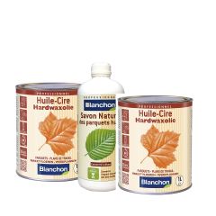 PACK HUILE-CIRE BLANCHON POUR 20 M2 - COULEUR BOIS FLOTTE