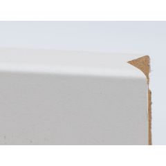 Plinthe MDF prête à peindre hauteur 95 mm, bord droit