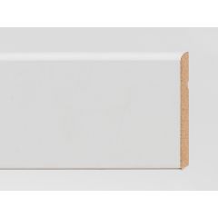 Plinthe MDF prête à peindre hauteur 95 mm, bord arrondi
