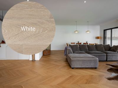 Parquet chêne point de Hongrie RB, huilé White