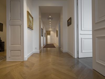 Parquet chêne massif point de Hongrie Premier (Pr-FCBA)