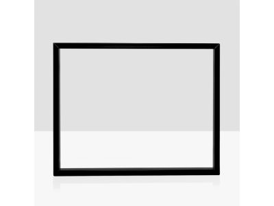 PIED DE TABLE RECTANGULAIRE HAUTEUR 71 CM LARGEUR 90 CM THERMOLAQUE NOIR