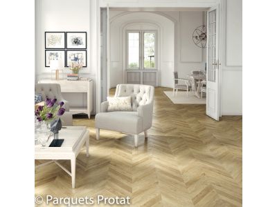 STRATIFIE MASTERPIECES 8 mm - POINT DE HONGRIE NATURAL