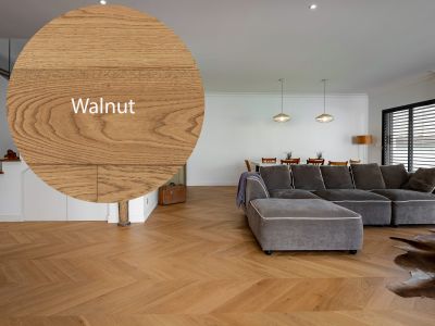 Parquet chêne point de Hongrie RB, huilé Walnut