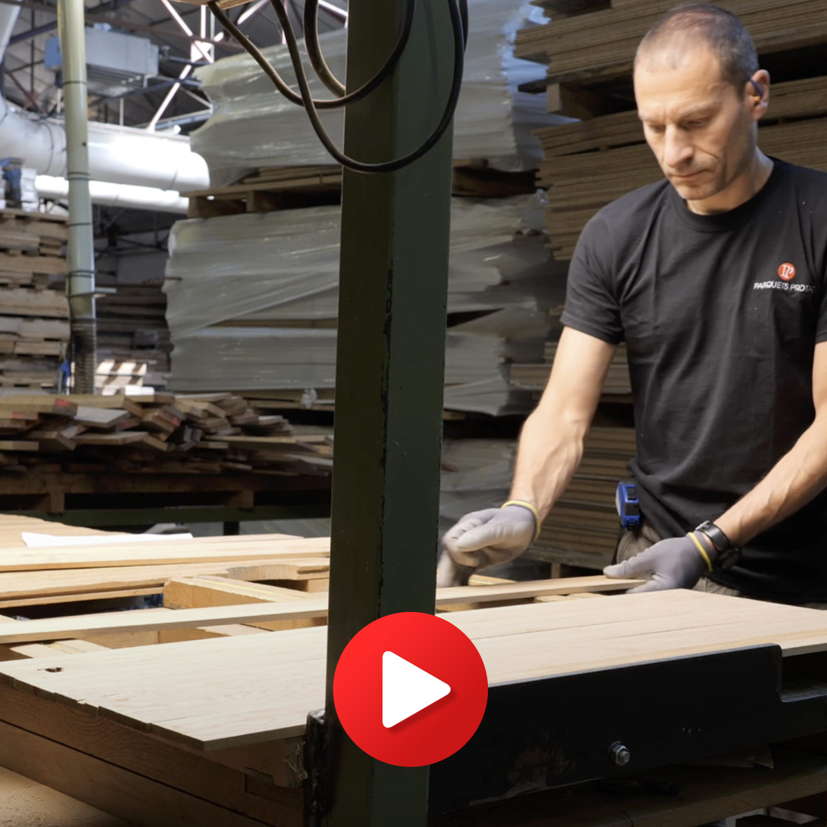 Fabrication panneaux en bois massif